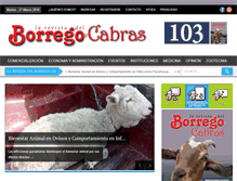 Tablet Screenshot of borrego.com.mx
